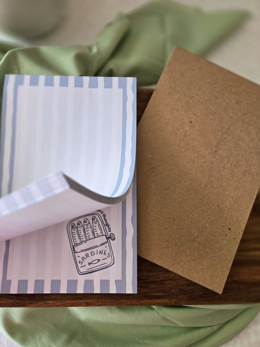 Packed Sardines Notepad