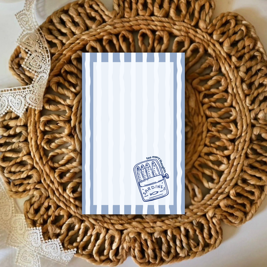 Sardine Thoughts Notepad
