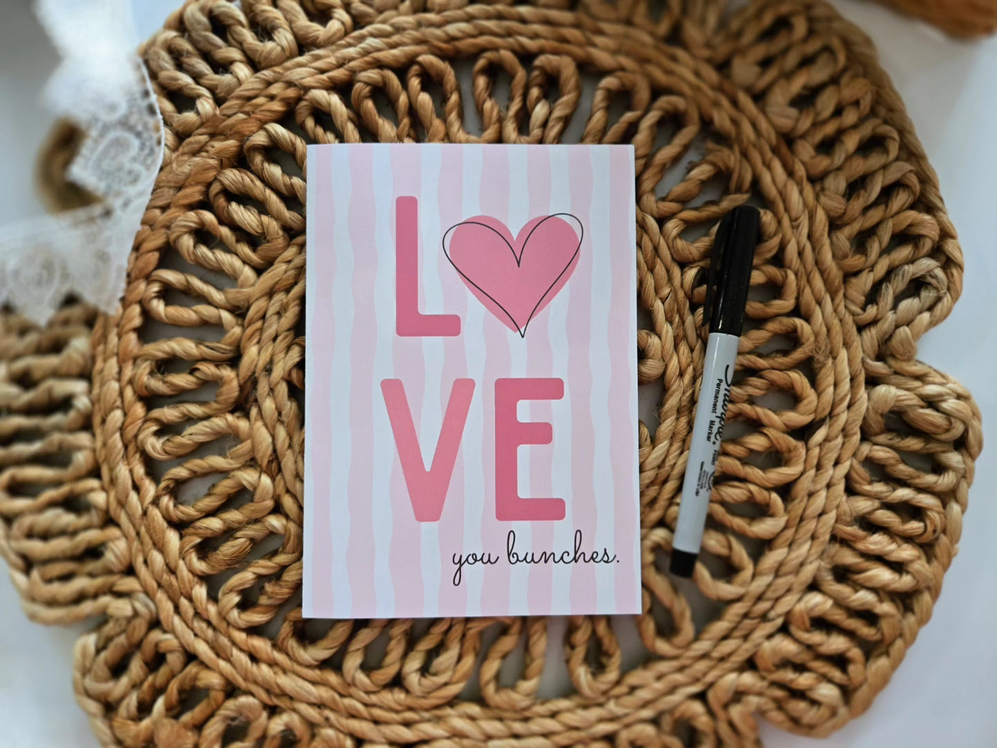 Love You Bunches Anniversary Card