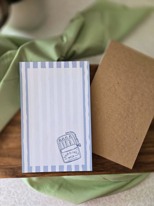 Packed Sardines Notepad