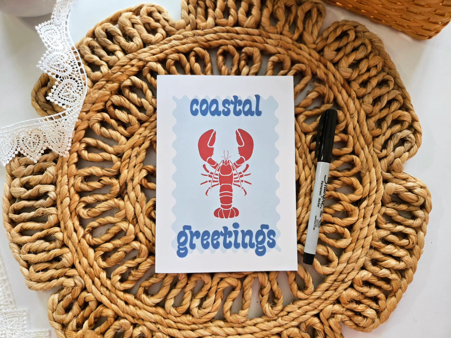 Coastal Greetings Card