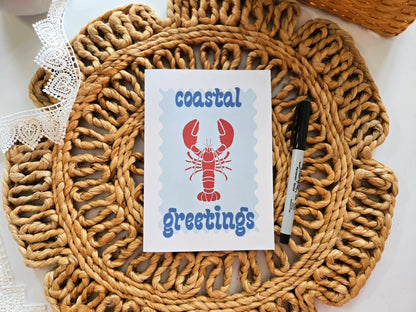 Coastal Greetings Card