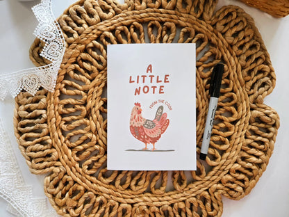 From The Coop Greeting Card