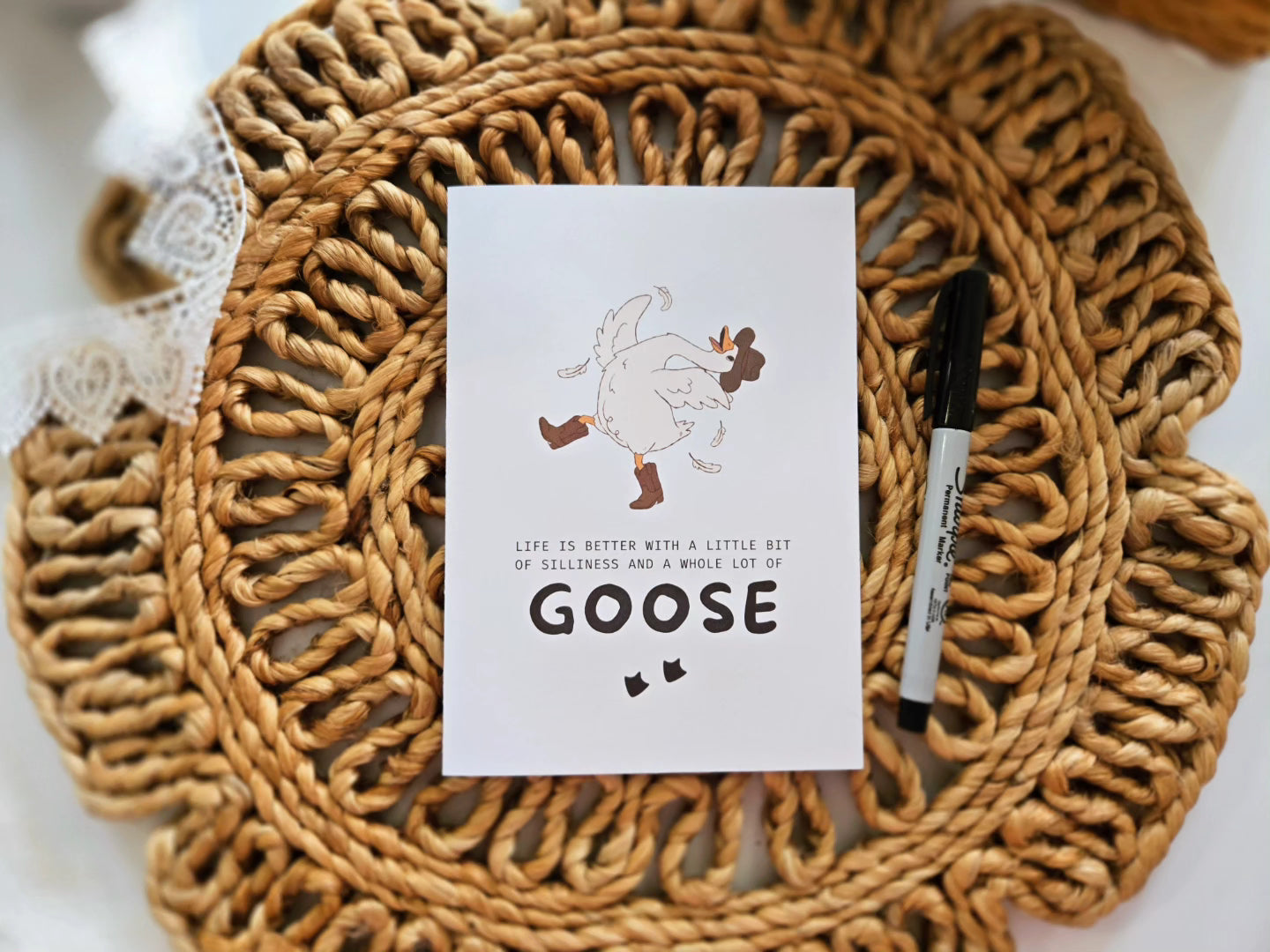 Friendship Goose Card