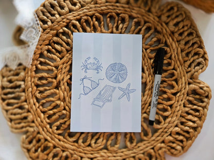 Calm Escape Coastal Card