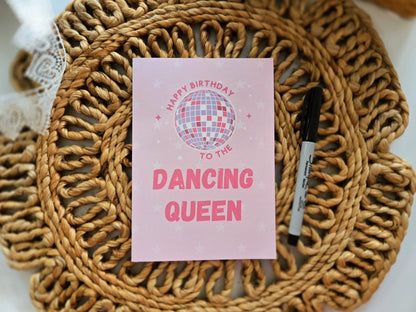 Dancing Queen Birthday Card