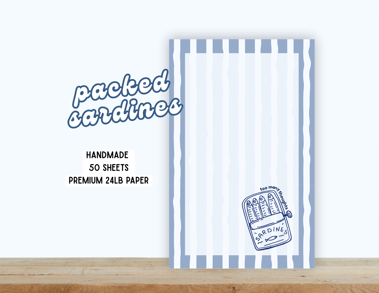 Packed Sardines Notepad